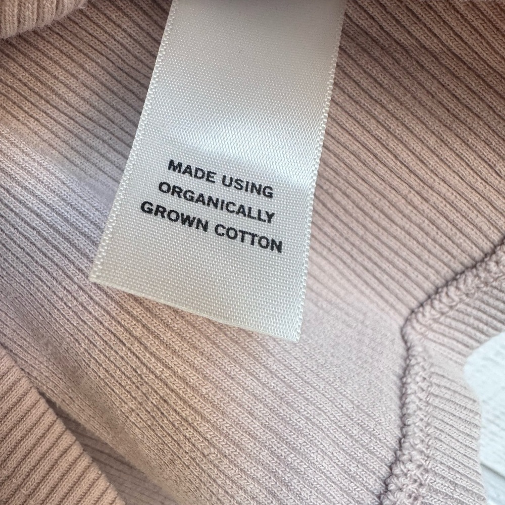 Agolde Beige Ribbed Tank Top - Picture 6 of 7